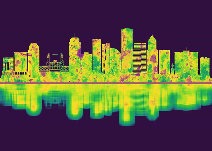 Portland Oregon Skyline