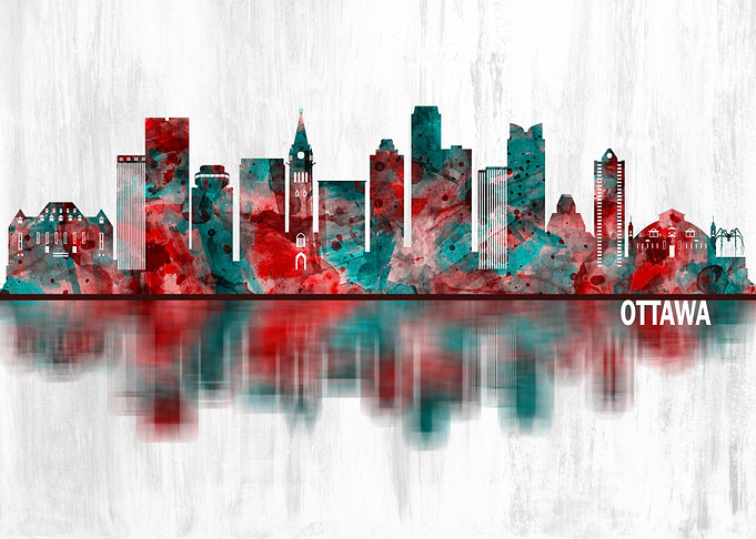 Ottawa Canada Skyline