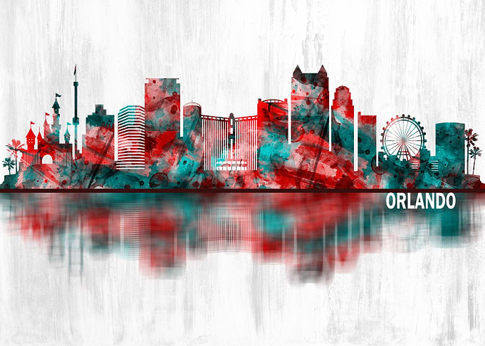 Orlando Florida Skyline