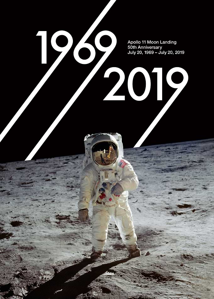 Moon 50th Retro 1969 Buzz