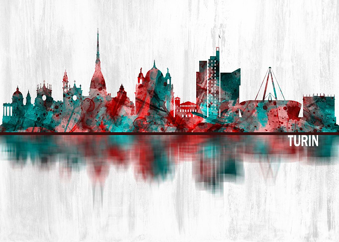 Turin Italy Skyline
