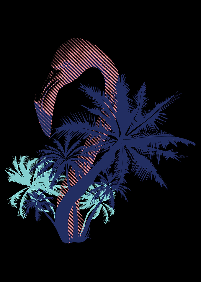 Dark Flamingo