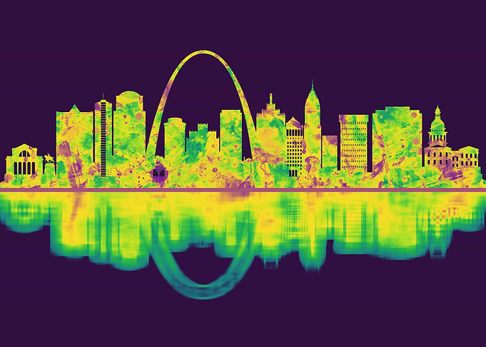 St Louis Missouri Skyline