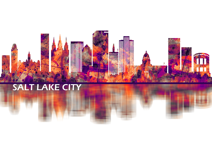 Salt Lake City Skyline