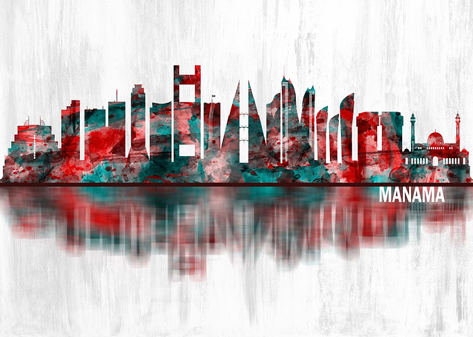 Manama Bahrain Skyline