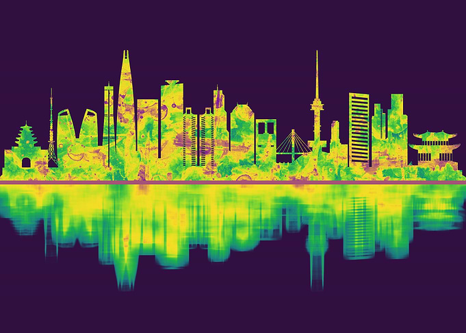 Seoul South Korea Skyline
