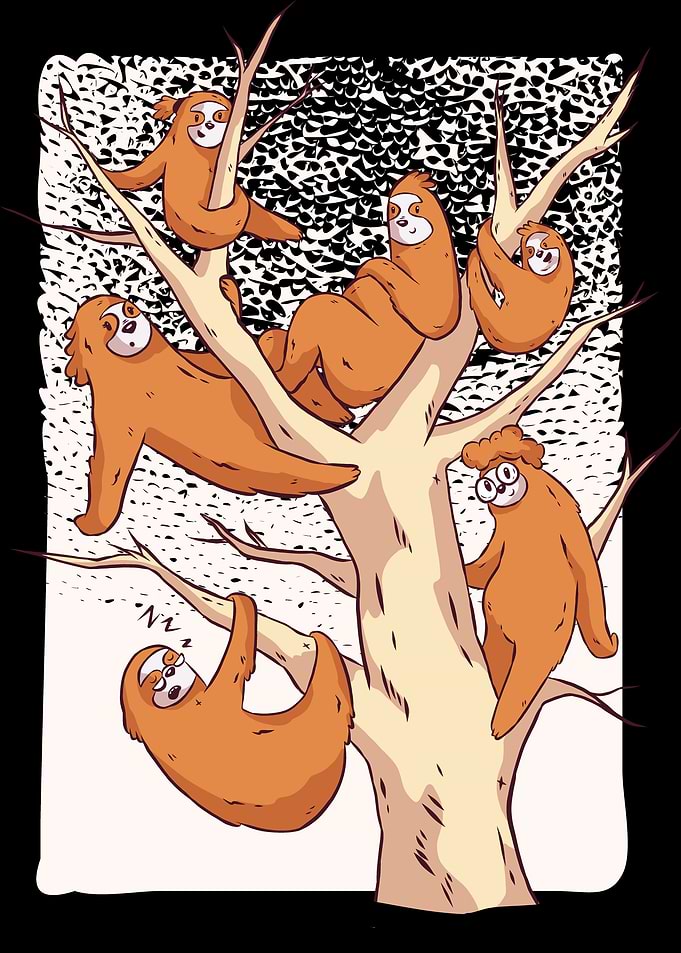 Sloth on Tree