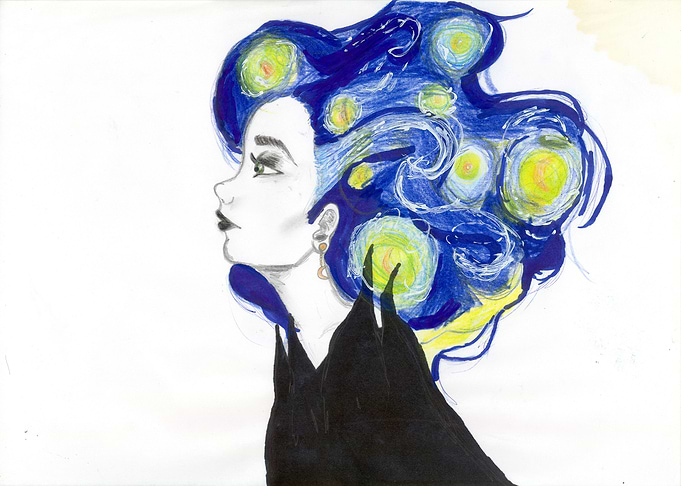 Van Gogh girl