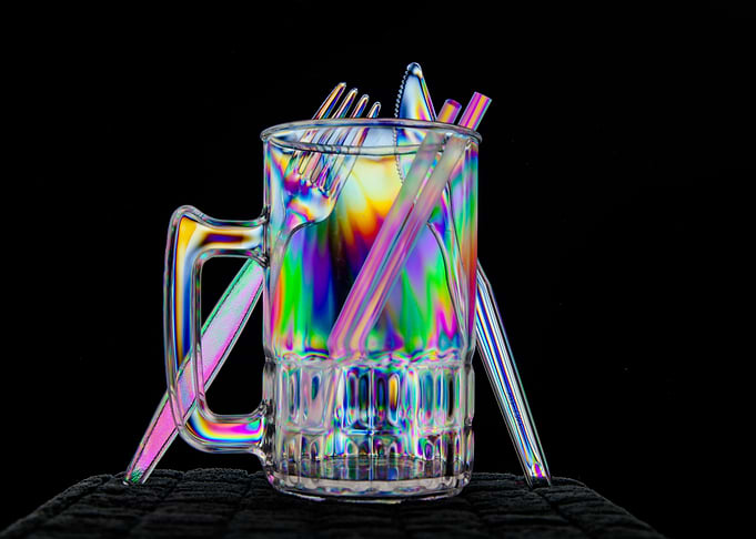 Dining with plastic