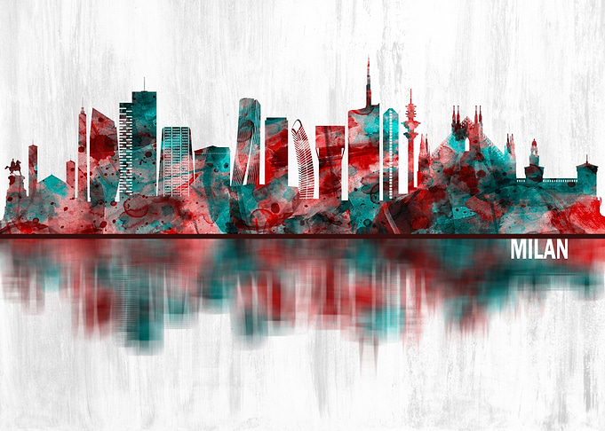 Milan Italy Skyline
