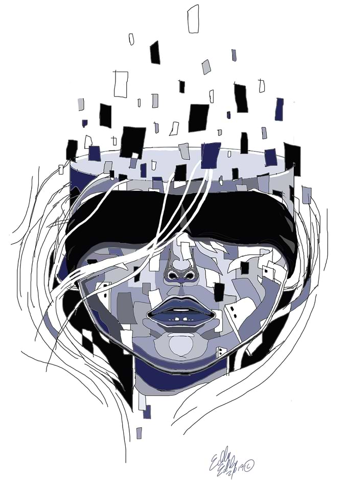 Blinded Woman