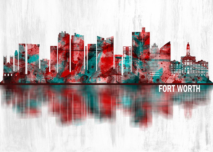 Fort Worth Texas Skyline