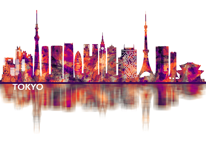 Tokyo Japan Skyline