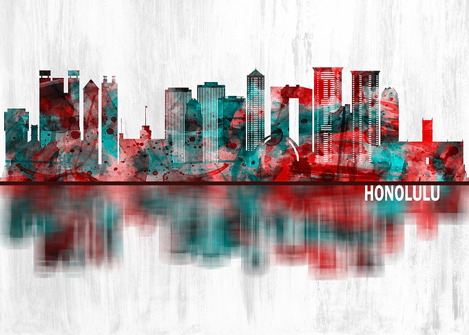 Honolulu Hawaii Skyline