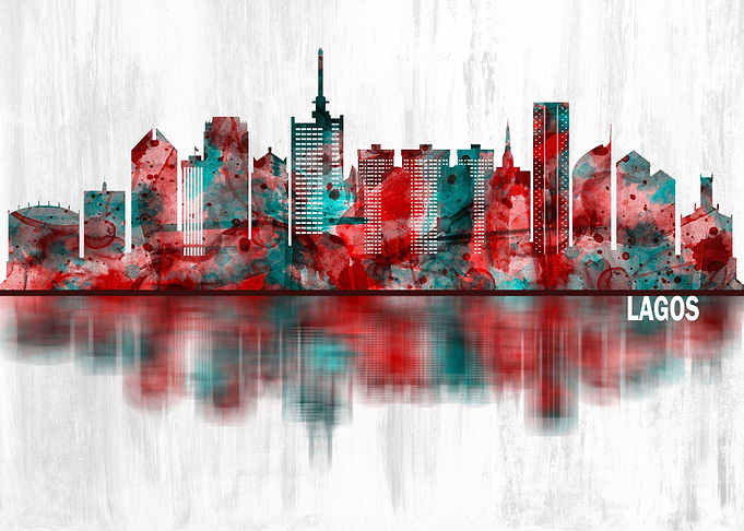 Lagos Nigeria Skyline