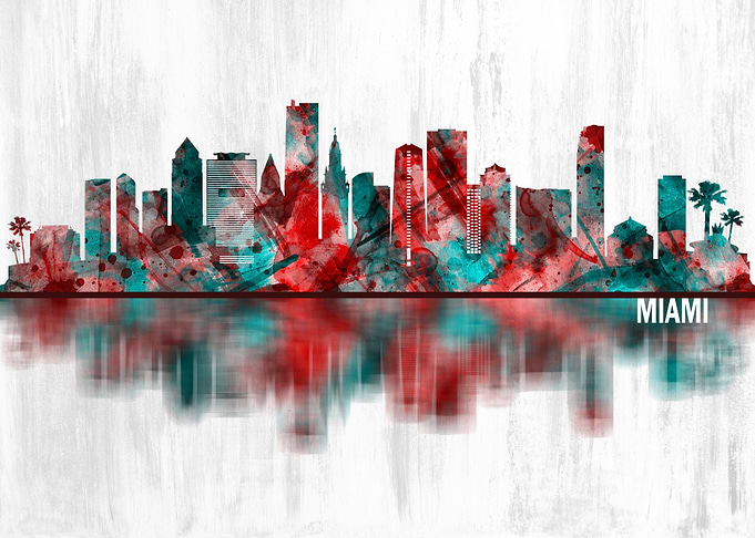 Miami Florida Skyline