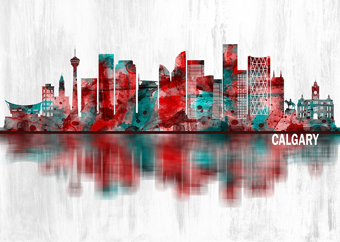 Calgary Canada Skyline