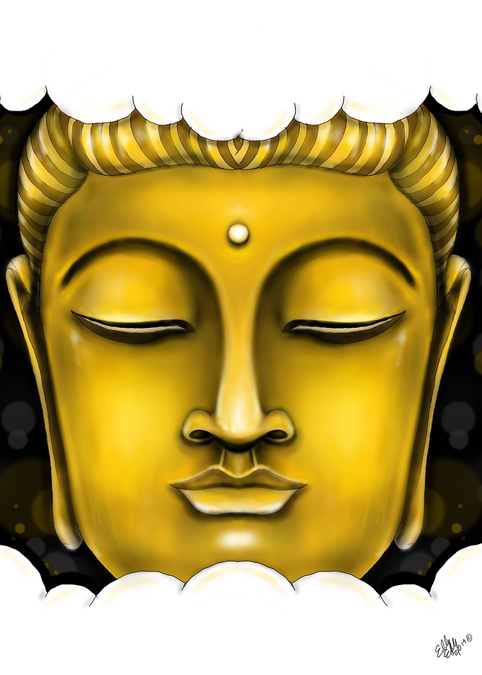 Buddha E Drawing