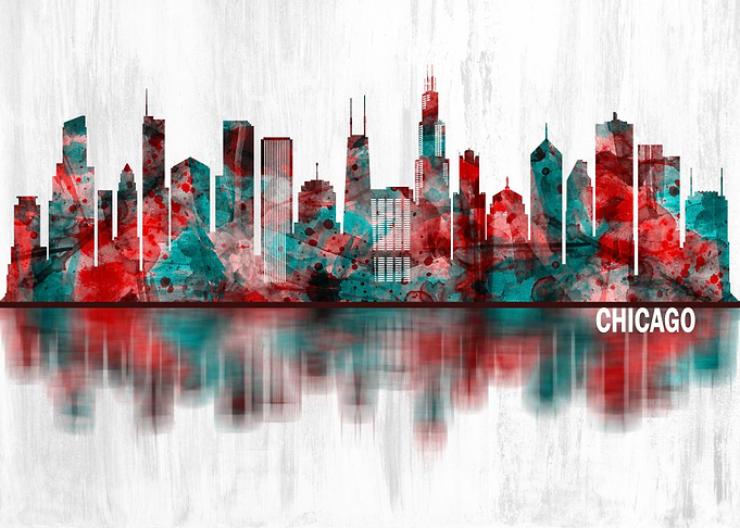 Chicago Illinois Skyline