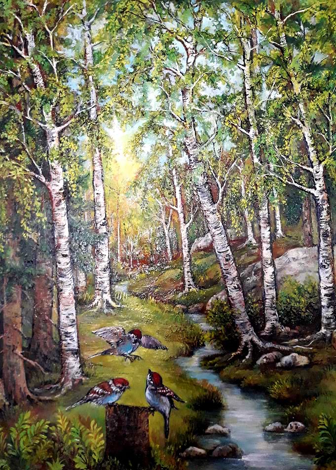 3 Birds in the forest