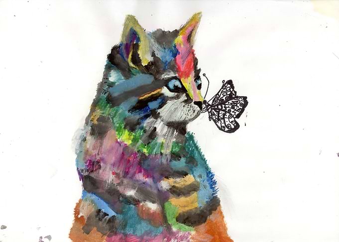 Rainbow cat