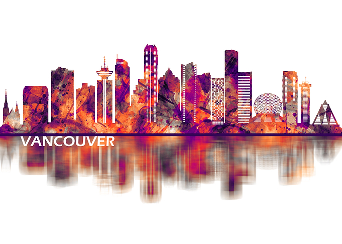 Vancouver Canada Skyline