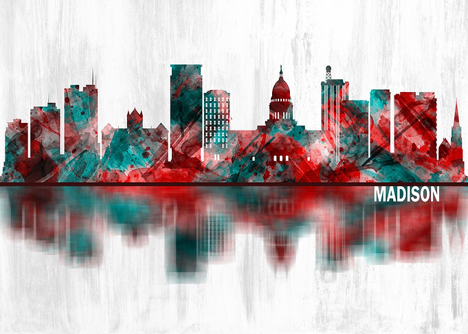 Madison Wisconsin Skyline