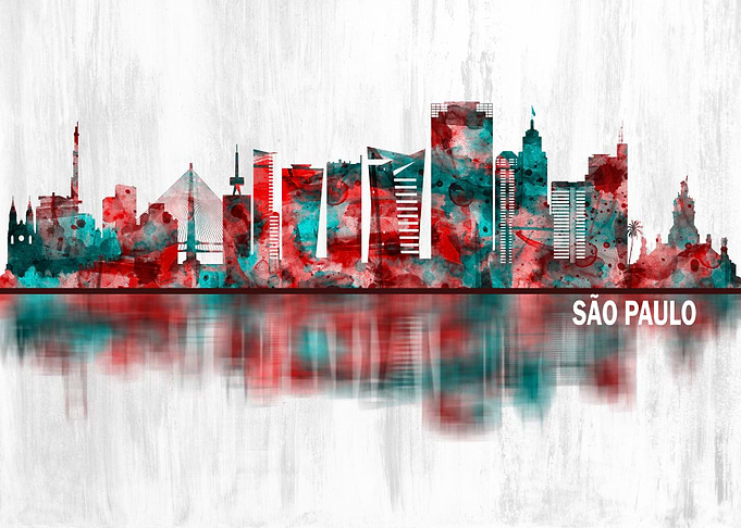 Sao Paulo Brazil Skyline