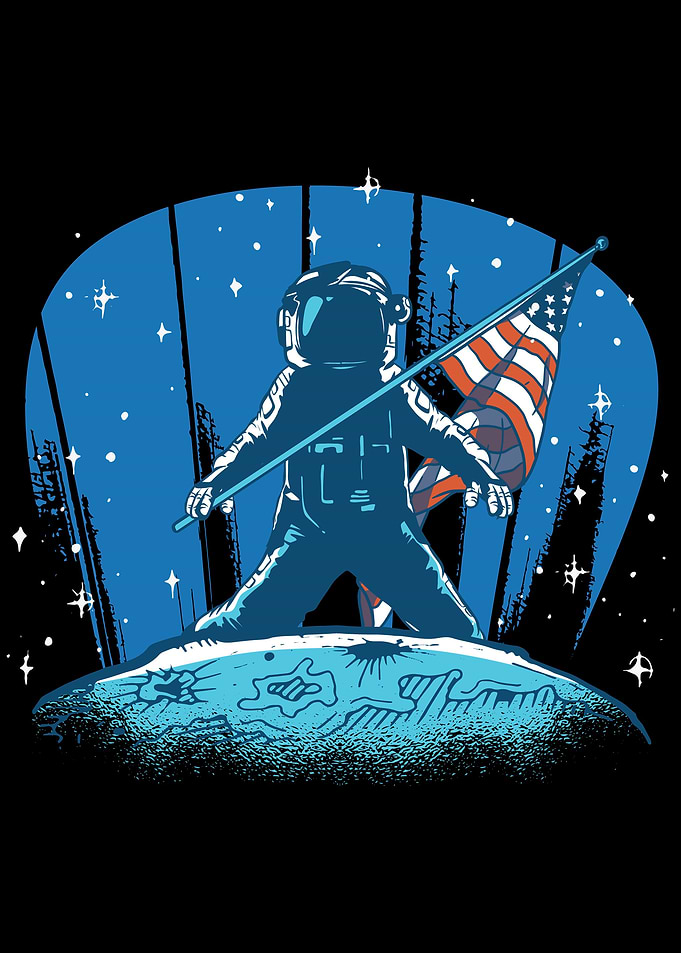 Astronaut on the Moon