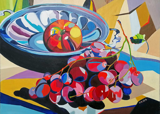 bowl with fruits