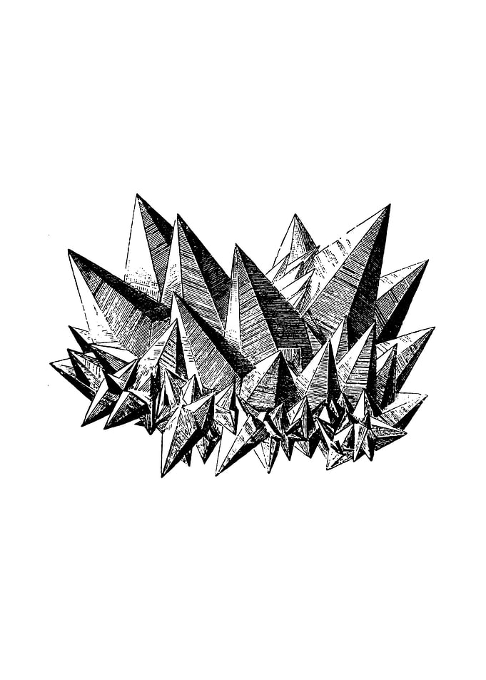 Crystals illustration