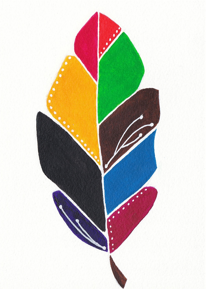 Stylised Modern Leaf