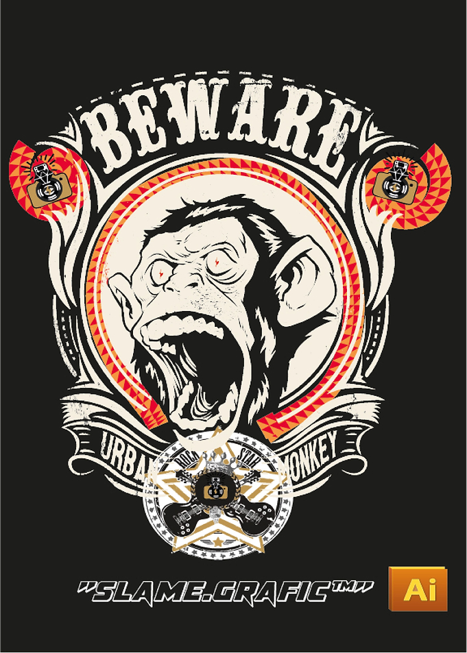 Beware Monkey slame