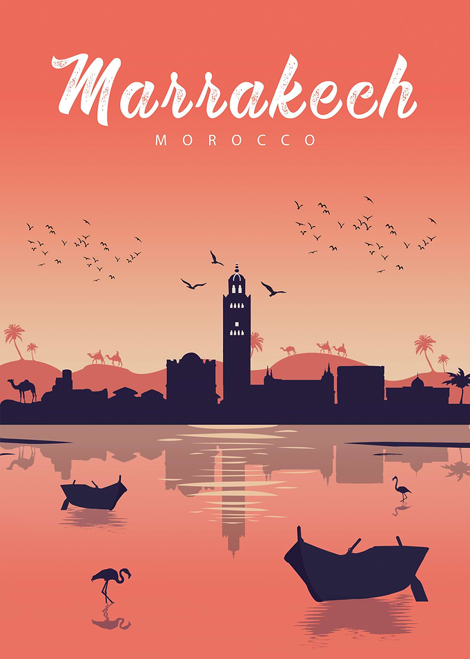 Marrakech skyline