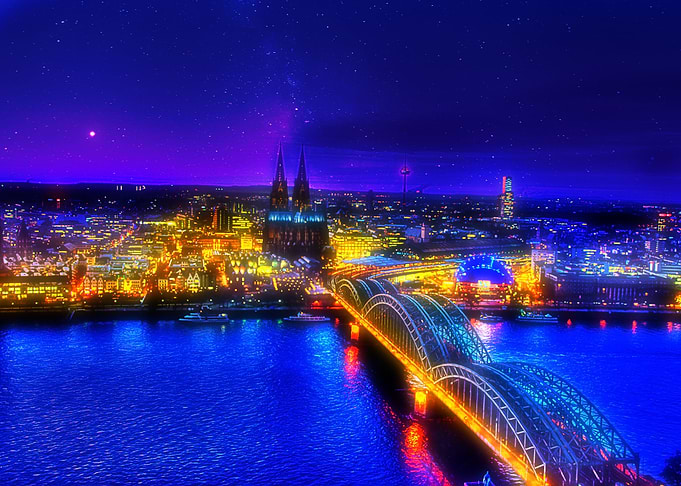 Cologne At Night