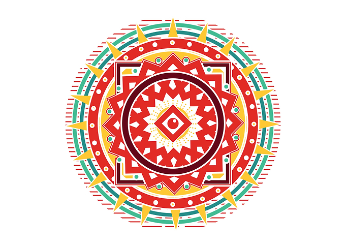 abstract sun illustration