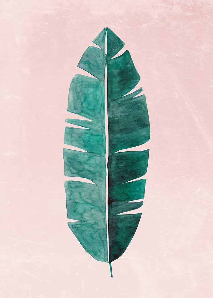 Banana Leaf Painting