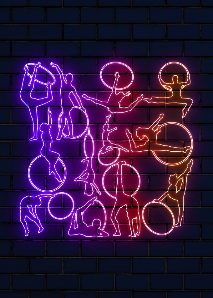 Gymastics neon