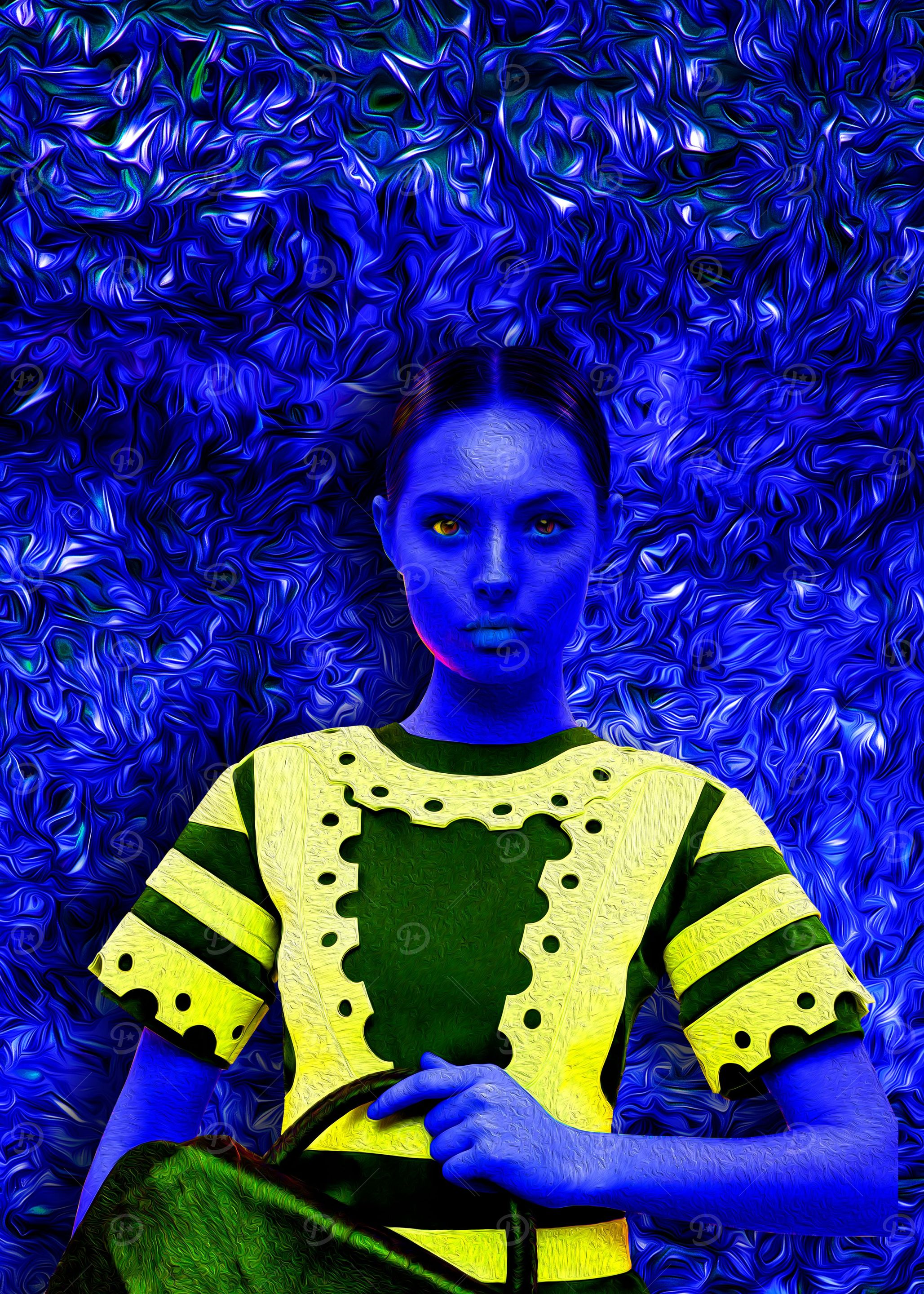 Blue and Yellow