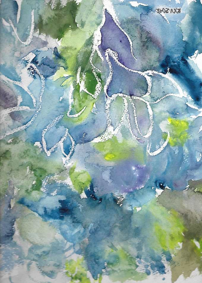 blue flowers