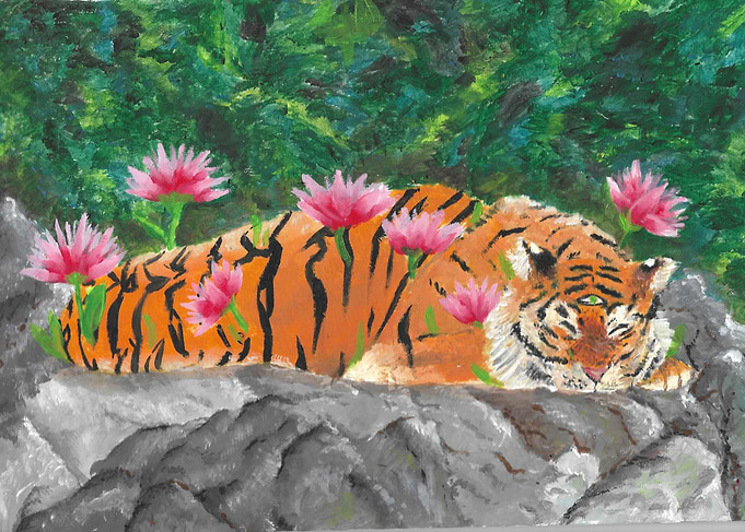 Sleeping tiger