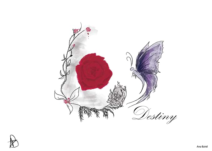 Skull rose