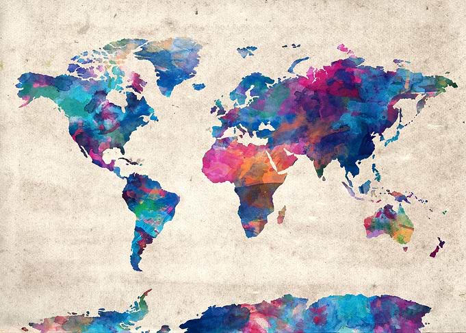 world map