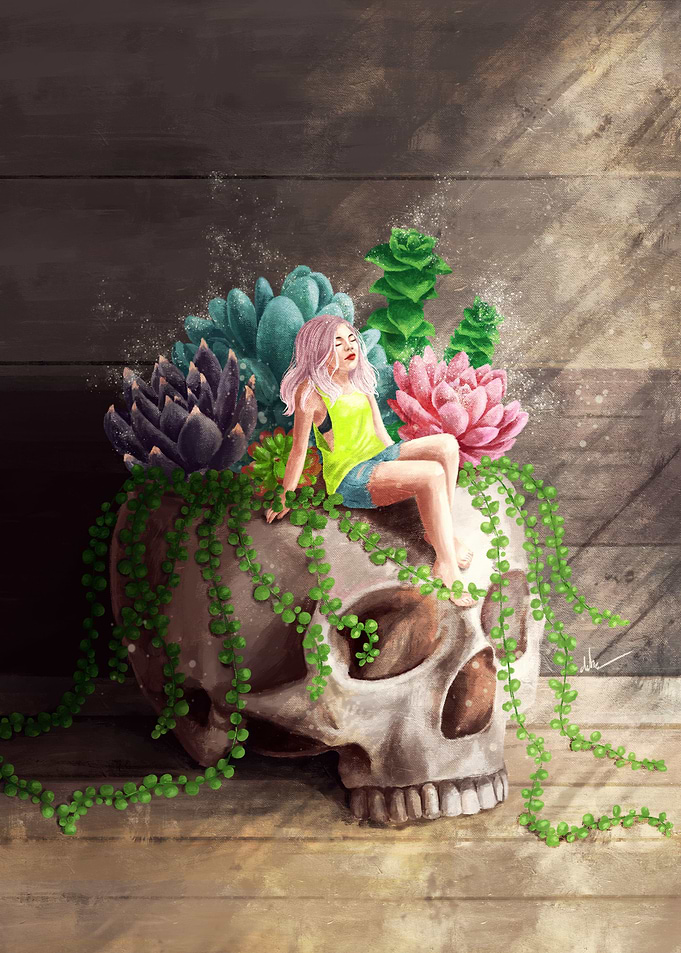 Skull plants