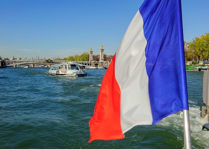 Flag on Water