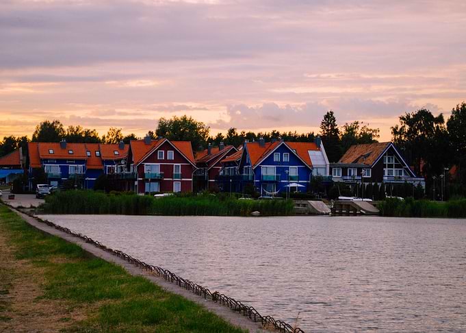 Colorfull fishing village