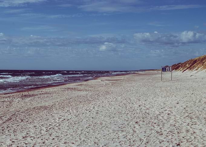 Empty beach