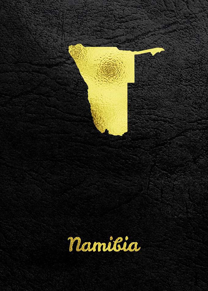 Golden Map Namibia