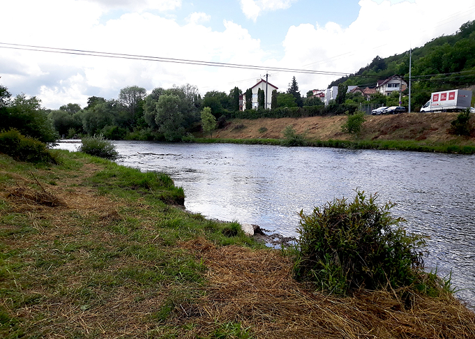 Open river view