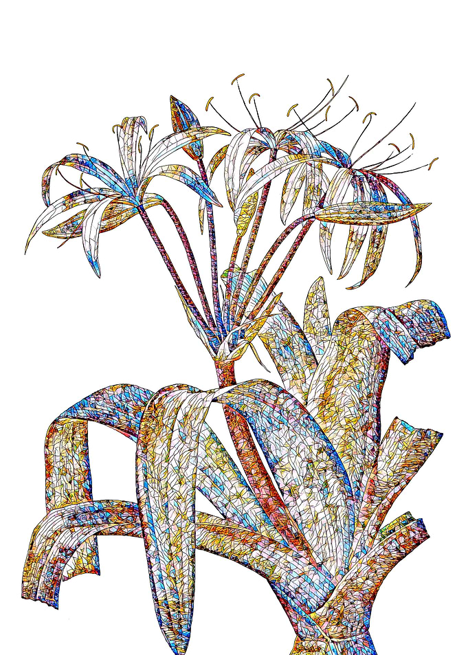 Stained Glass Botanical